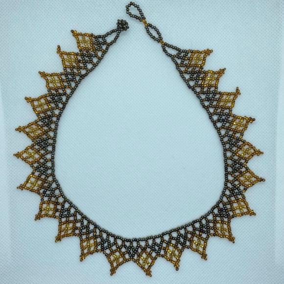 Beaded Collar Necklace - Picture 2 of 5